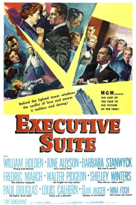 Varför inte titta på Executive Suite en klassisk film om företagspolitik och maktkamp?